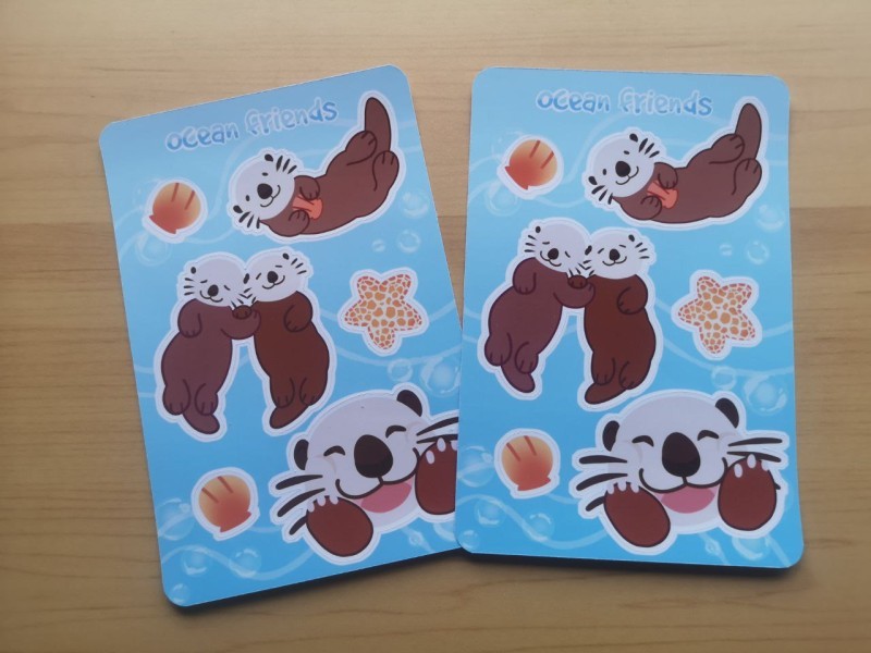 Ocean friends - Sticker sheet